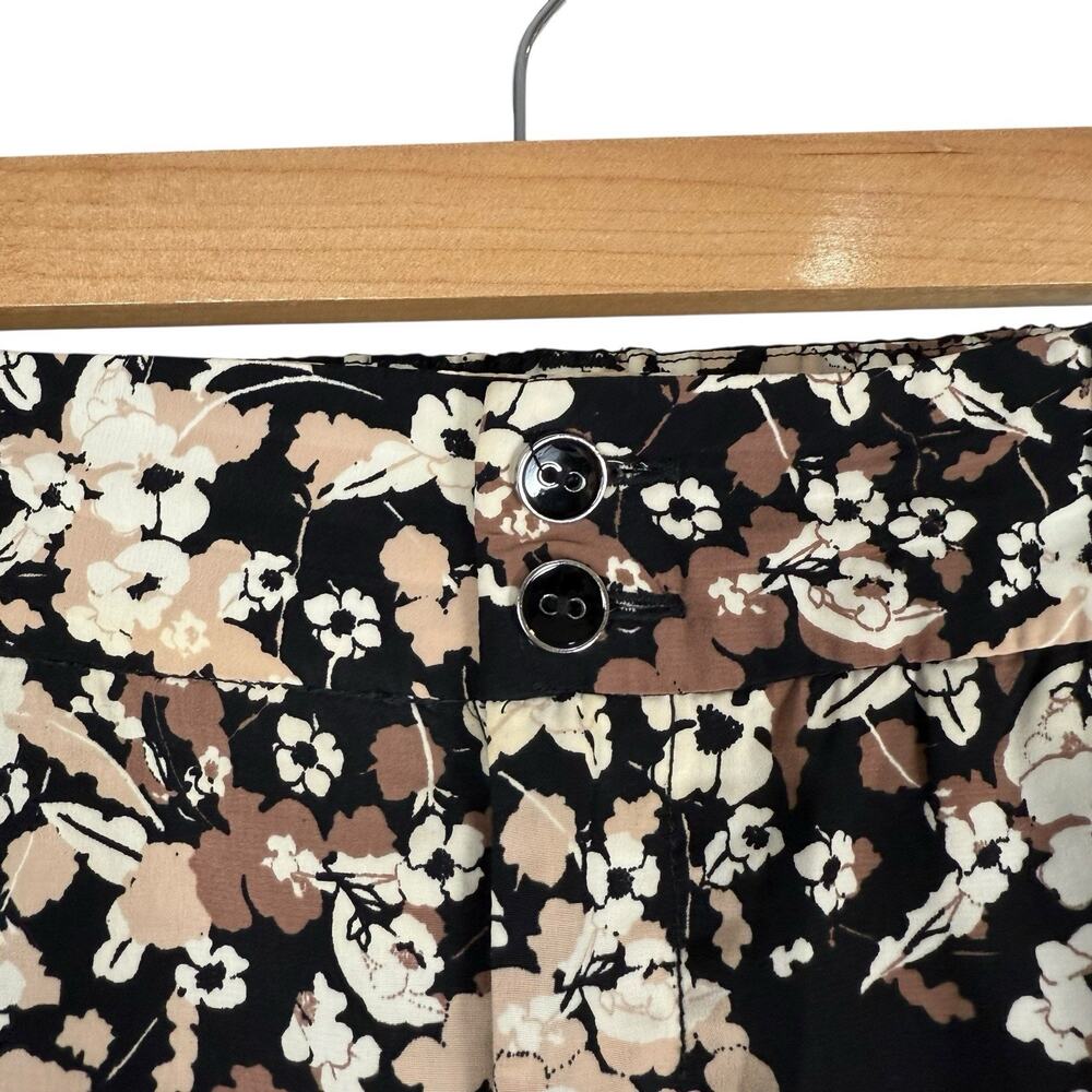 Anthropologie Pants Womens 10 Black Brown Cartonnier Nassella Joggers Trousers - Picture 7 of 14